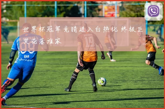 世界杯冠军竞猜进入白热化 终极巨奖花落谁家
