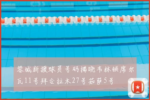 蓉城新援球员号码揭晓韦林顿席尔瓦11号拜合拉木27号茹萨5号