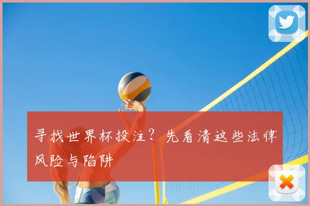 寻找世界杯投注?先看清这些法律风险与陷阱