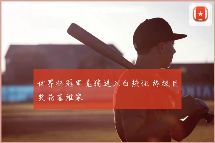 世界杯冠军竞猜进入白热化 终极巨奖花落谁家